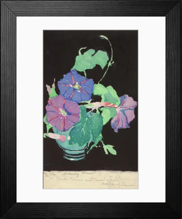 Framed Print : Morning Glories, about 1915. Creator: Margaret Jordan Patterson Framed Print : Morning Glories, about 1915. Creator: Margaret Jordan Patterson