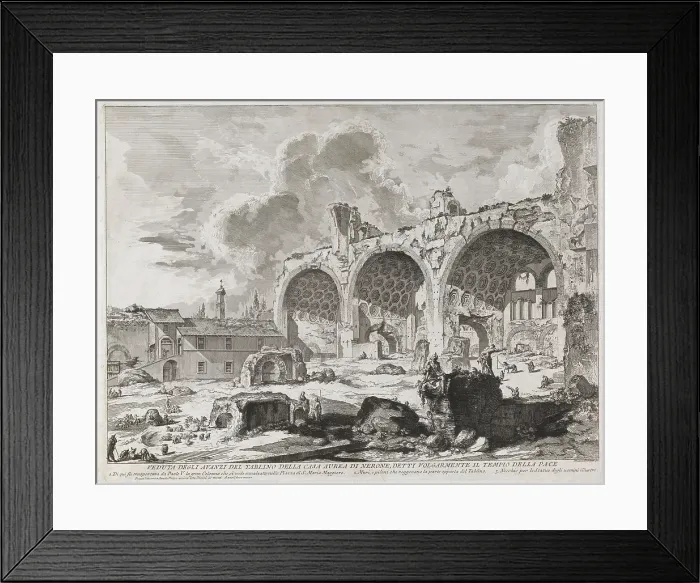 Framed Print : The Basilica of Constantine, 1757. Creator: Giovanni Battista Piranesi Framed Print : The Basilica of Constantine, 1757. Creator: Giovanni Battista Piranesi