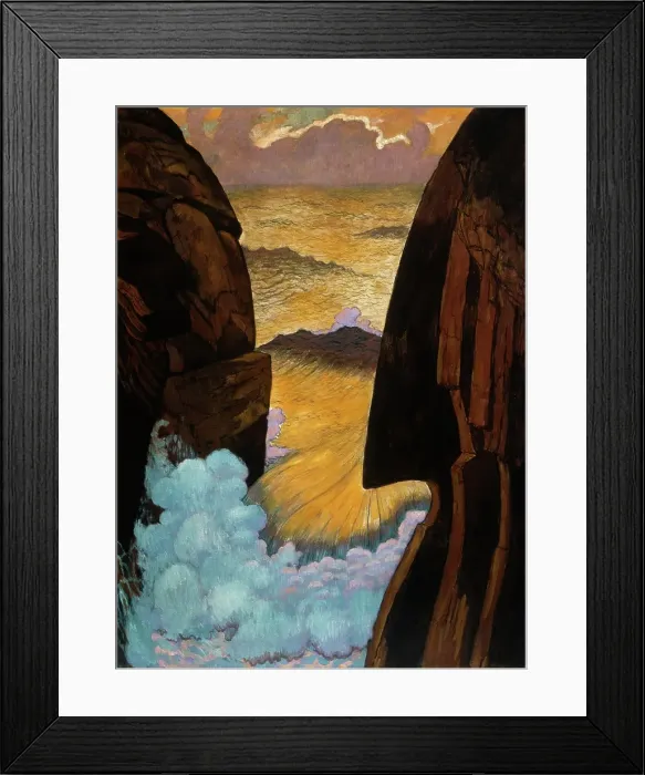 Framed Print : Vorhor, The Green Wave, about 1896-1897. Creator: Georges Lacombe Framed Print : Vorhor, The Green Wave, about 1896-1897. Creator: Georges Lacombe