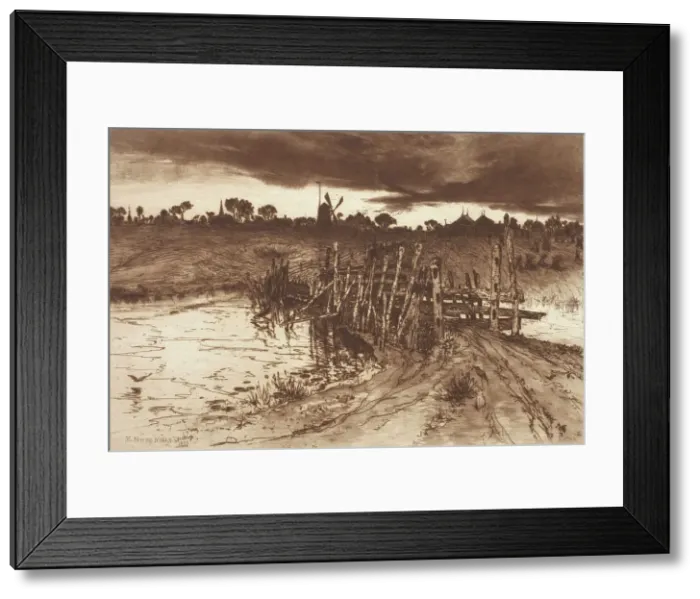 Framed Print : Tween The Gloaming and the Mirk, 1883. Creator: Mary Norman Framed Print : Tween The Gloaming and the Mirk, 1883. Creator: Mary Norman