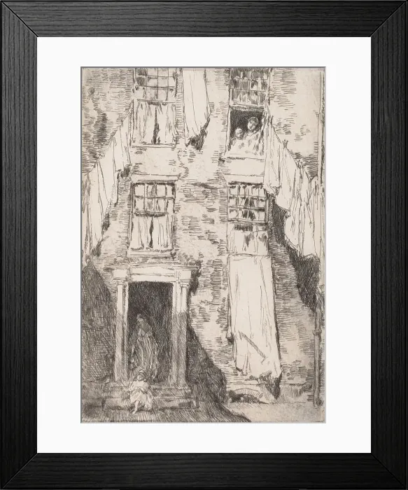 Framed Print : Madonna of the North End, 1916. Creator: Frederick Childe Hassam Framed Print : Madonna of the North End, 1916. Creator: Frederick Childe Hassam