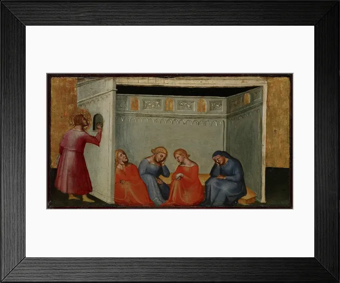 Framed Print : Scene from the Legend of St Nicholas, about 1400-1410. Creator: Bicci di Lorenzo Framed Print : Scene from the Legend of St Nicholas, about 1400-1410. Creator: Bicci di Lorenzo