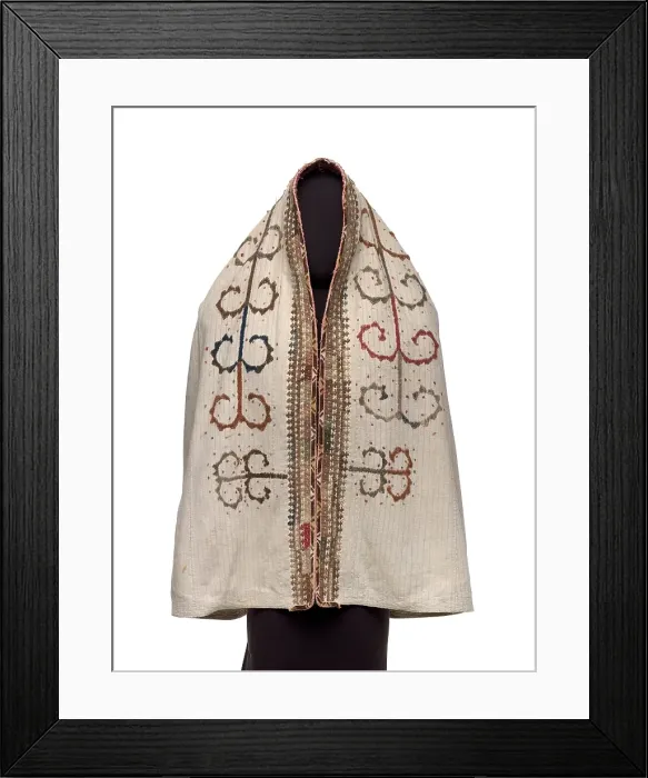 Framed Print : Woman's Cloak, late 1800's. Creator: Unknown. Woman's Cloak, late 1800's. Creator: Unknown Framed Print : Woman's Cloak, late 1800's. Creator: Unknown. Woman's Cloak, late 1800's. Creator: Unknown