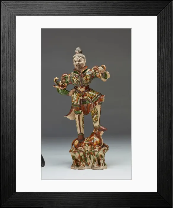 Framed Print : Tomb guardian, early 700s. Creator: Unknown Framed Print : Tomb guardian, early 700s. Creator: Unknown
