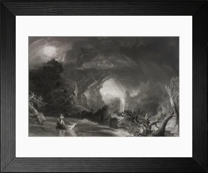 Framed Print : The Voyage of Life: Manhood, 1855. Creator: James Smillie Framed Print : The Voyage of Life: Manhood, 1855. Creator: James Smillie