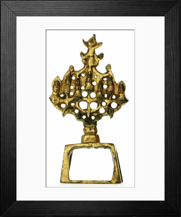 Framed Print : The Seven Buddhas of the Past, Tang dynasty. Creator: Unknown Framed Print : The Seven Buddhas of the Past, Tang dynasty. Creator: Unknown