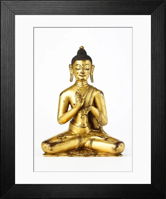 Framed Print : Shakyamuni Buddha, 1600-1799. Creator: Unknown Framed Print : Shakyamuni Buddha, 1600-1799. Creator: Unknown
