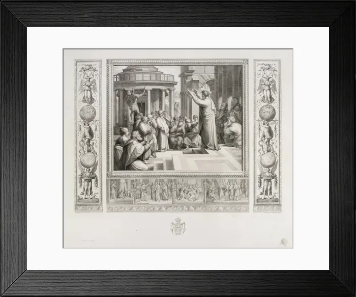 Framed Print : St. Paul Preaching on the Areopagus, 1868. Creator: Raphael Framed Print : St. Paul Preaching on the Areopagus, 1868. Creator: Raphael