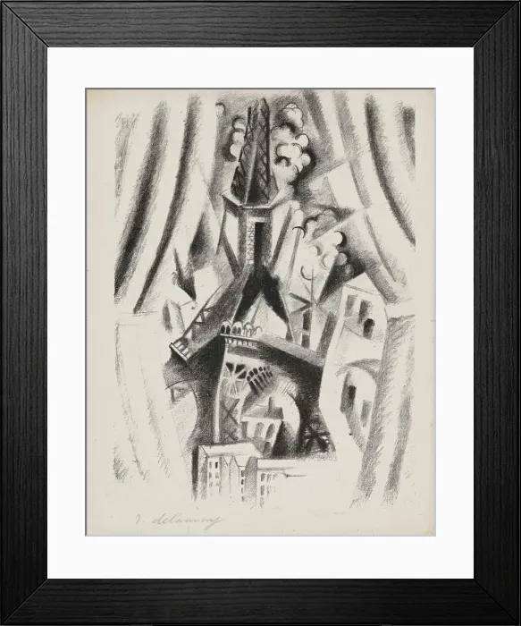 Framed Print : La Tour aux Rideaux, 1926. Creator: Robert Delaunay Framed Print : La Tour aux Rideaux, 1926. Creator: Robert Delaunay