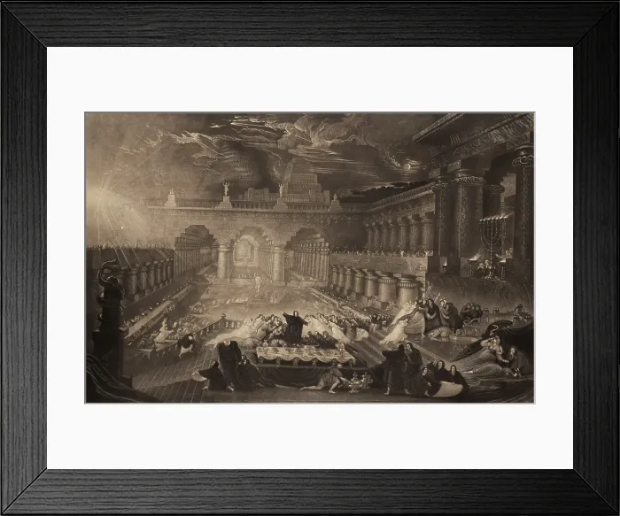 Framed Print : Belshazzar's Feast, after 1826. Creator: Adam Walter. Belshazzar's Feast, after 1826. Creator: Adam Walter Framed Print : Belshazzar's Feast, after 1826. Creator: Adam Walter. Belshazzar's Feast, after 1826. Creator: Adam Walter