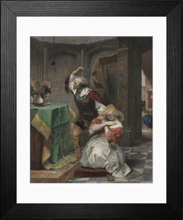 Framed Print : The Image Breaker, 1850. Creators: Emanuel Gottlieb Leutze, Alfred Jones Framed Print : The Image Breaker, 1850. Creators: Emanuel Gottlieb Leutze, Alfred Jones