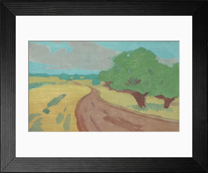 Framed Print : The Argilla Road, 1912. Creator: Arthur Wesley Dow Framed Print : The Argilla Road, 1912. Creator: Arthur Wesley Dow