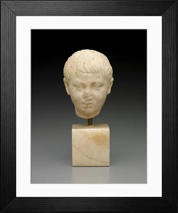Framed Print : Portrait of a Young Man, Julio-Claudian (about 14-38). Creator: Unknown Framed Print : Portrait of a Young Man, Julio-Claudian (about 14-38). Creator: Unknown