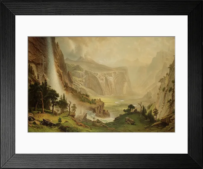 Framed Print : The Domes of the Yosemite, 1870. Creator: T.J. Dillmann Framed Print : The Domes of the Yosemite, 1870. Creator: T.J. Dillmann