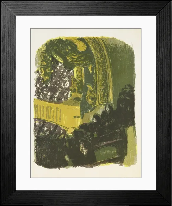Framed Print : Une Galerie au Gymnase, 1900. Creator: Edouard Vuillard Framed Print : Une Galerie au Gymnase, 1900. Creator: Edouard Vuillard