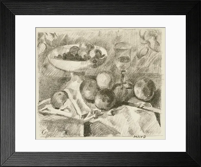 Framed Print : Still Life, after Paul Cezanne, 1914. Creator: Maurice Denis Framed Print : Still Life, after Paul Cezanne, 1914. Creator: Maurice Denis