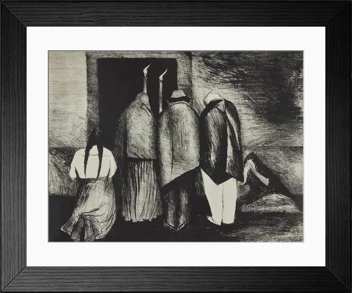 Framed Print : El Requiem, 1928. Creator: Jose Clemente Orozco Framed Print : El Requiem, 1928. Creator: Jose Clemente Orozco