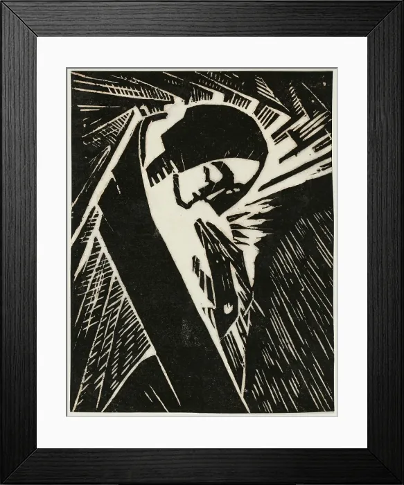 Framed Print : Praying Woman, about 1920. Creator: Emma von Schlangenhausen Framed Print : Praying Woman, about 1920. Creator: Emma von Schlangenhausen