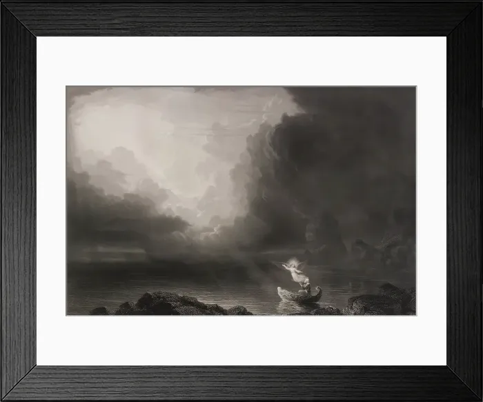 Framed Print : The Voyage of Life: Old Age, 1856. Creator: James Smillie Framed Print : The Voyage of Life: Old Age, 1856. Creator: James Smillie
