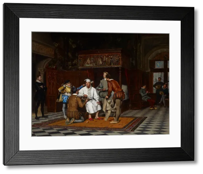 Framed Print : Christopher Sly, about 1880. Creator: Chester Loomis Framed Print : Christopher Sly, about 1880. Creator: Chester Loomis