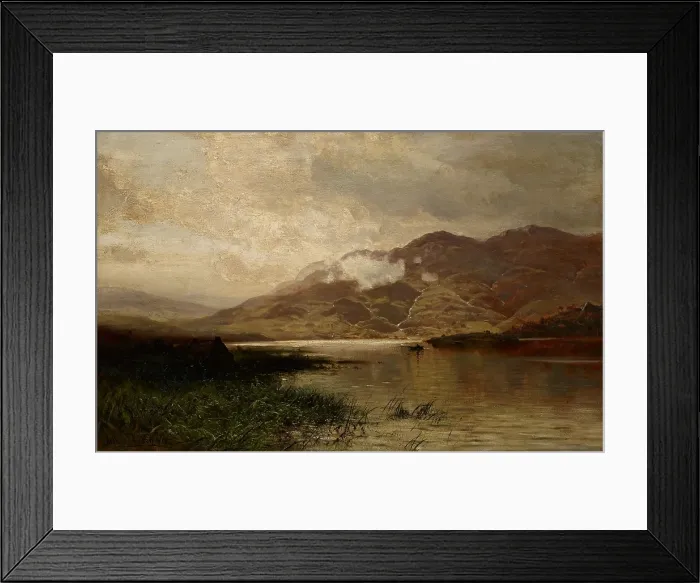 Framed Print : Loch Lomond, about 1886. Creator: Arthur Parton Framed Print : Loch Lomond, about 1886. Creator: Arthur Parton