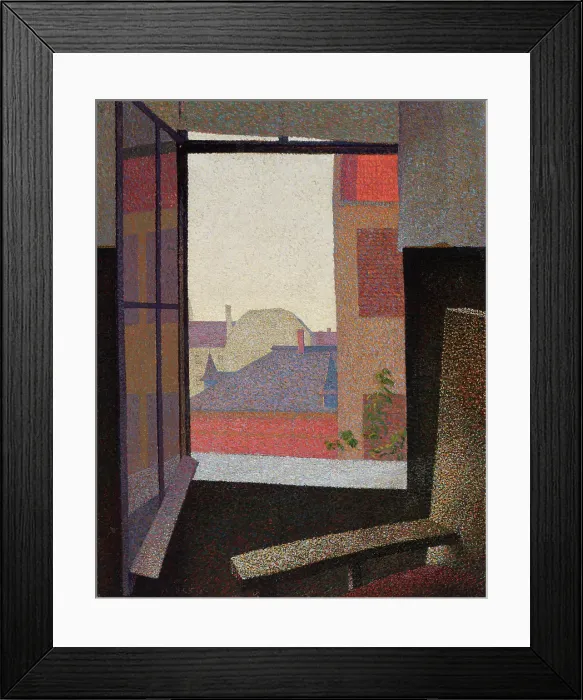 Framed Print : View from the Window, 1930. Creator: Arthur Segal Framed Print : View from the Window, 1930. Creator: Arthur Segal