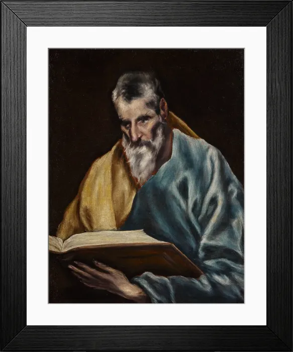 Framed Print : St Simon, about 1610-1614. Creator: El Greco Framed Print : St Simon, about 1610-1614. Creator: El Greco