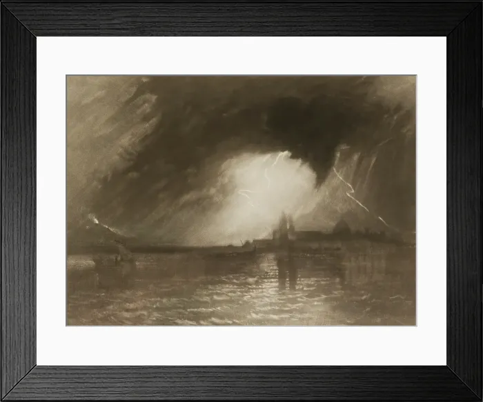 Framed Print : Catania, Sicily, about 1825. Creator: JMW Turner Framed Print : Catania, Sicily, about 1825. Creator: JMW Turner