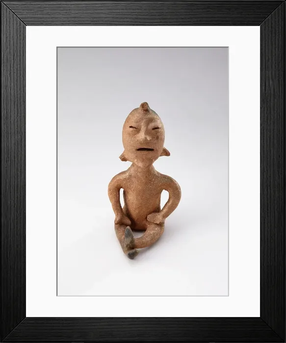 Framed Print : Seated figure (raingod), 1880-1910. Creator: Unknown Framed Print : Seated figure (raingod), 1880-1910. Creator: Unknown