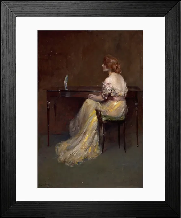 Framed Print : The Statuette, 1912. Creator: Edward A Bell Framed Print : The Statuette, 1912. Creator: Edward A Bell