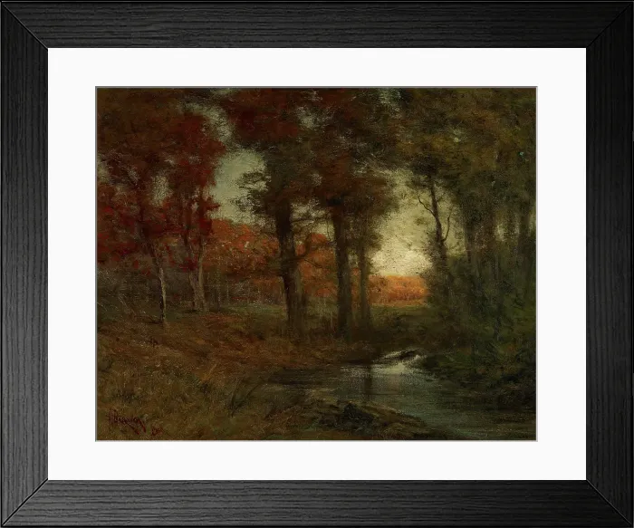 Framed Print : October Morning, 1901. Creator: Franklin De Haven Framed Print : October Morning, 1901. Creator: Franklin De Haven
