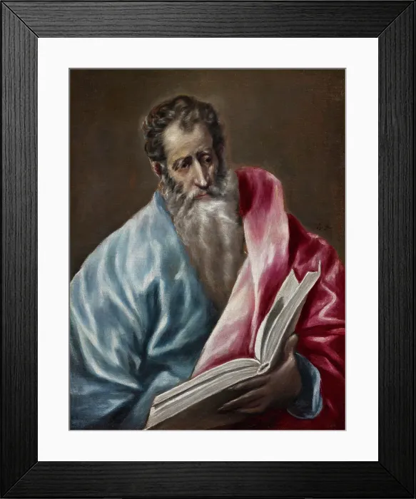 Framed Print : St Matthew, about 1610-1614. Creator: El Greco Framed Print : St Matthew, about 1610-1614. Creator: El Greco
