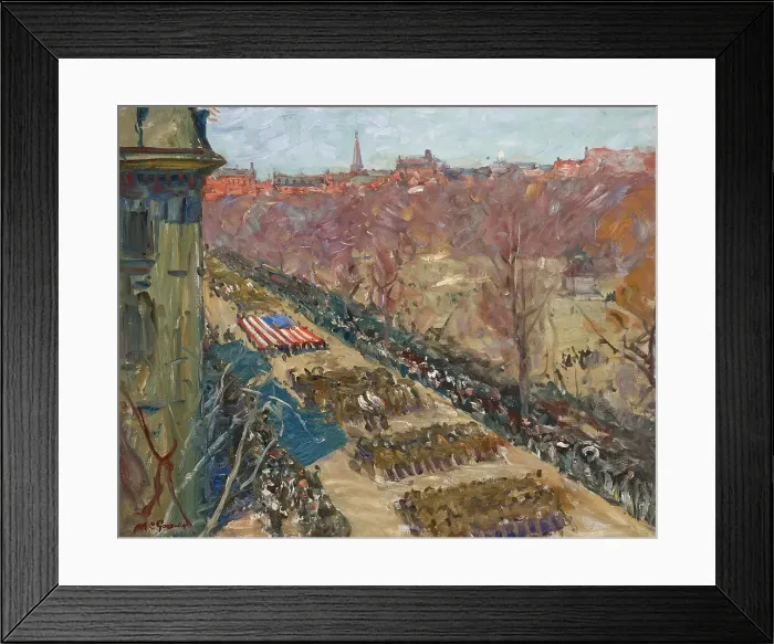 Framed Print : Liberty Loan Parade, 1918. Creator: Arthur Clifton Goodwin Framed Print : Liberty Loan Parade, 1918. Creator: Arthur Clifton Goodwin