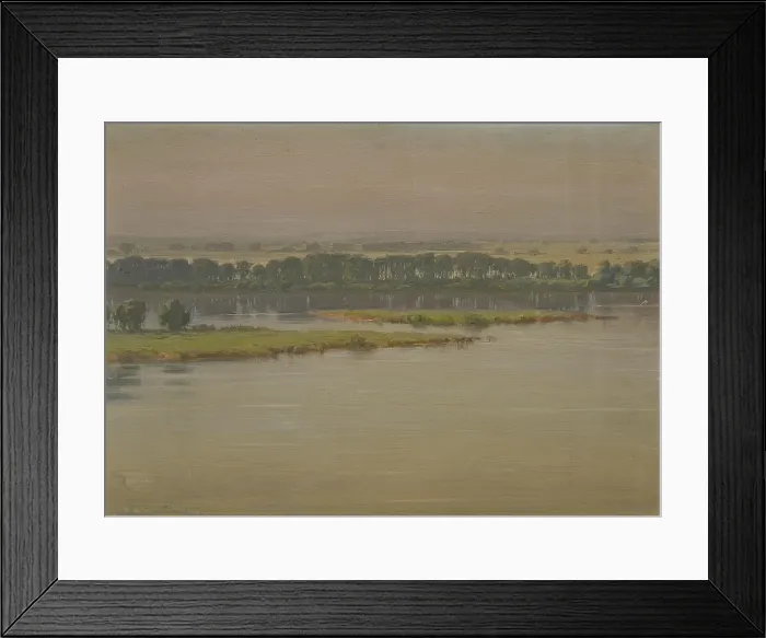 Framed Print : When Peace Like a River, 1903. Creator: Frederick Oakes Sylvester Framed Print : When Peace Like a River, 1903. Creator: Frederick Oakes Sylvester