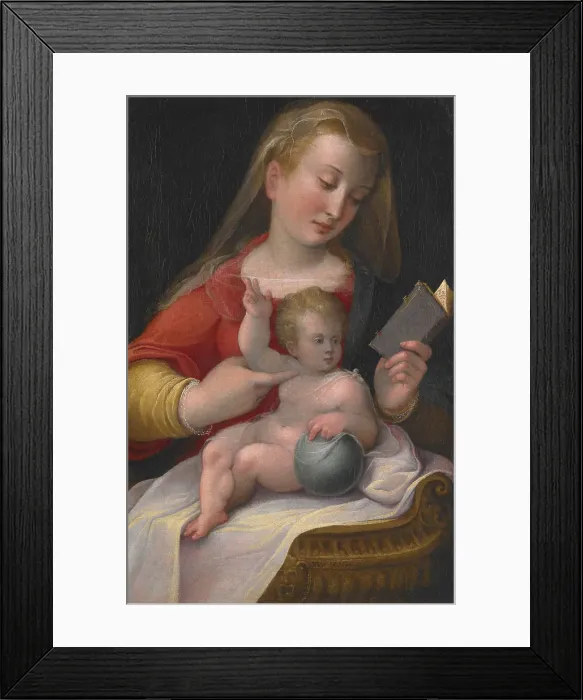 Framed Print : Madonna and Child, about 1580-1585. Creator: Barbara Longhi Framed Print : Madonna and Child, about 1580-1585. Creator: Barbara Longhi