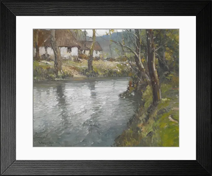 Framed Print : Gray Day in Normandy, date unknown. Creator: George Ames Aldrich Framed Print : Gray Day in Normandy, date unknown. Creator: George Ames Aldrich