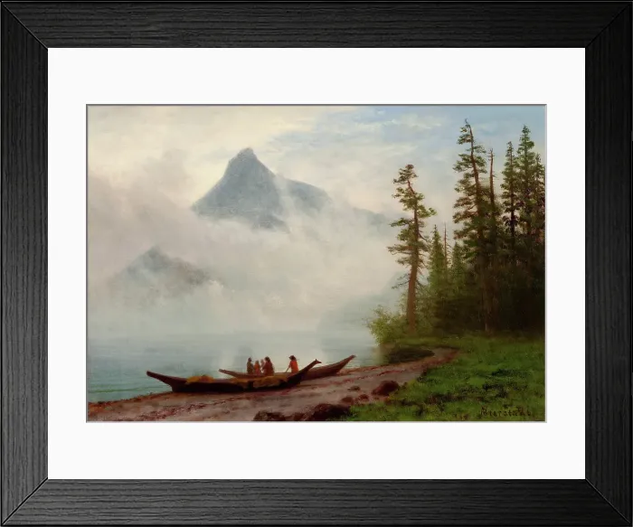 Framed Print : Alaska, about 1889. Creator: Albert Bierstadt Framed Print : Alaska, about 1889. Creator: Albert Bierstadt