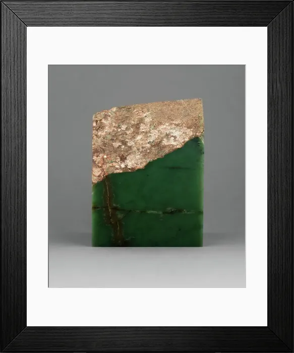 Framed Print : Jade specimen. Creator: Unknown Framed Print : Jade specimen. Creator: Unknown