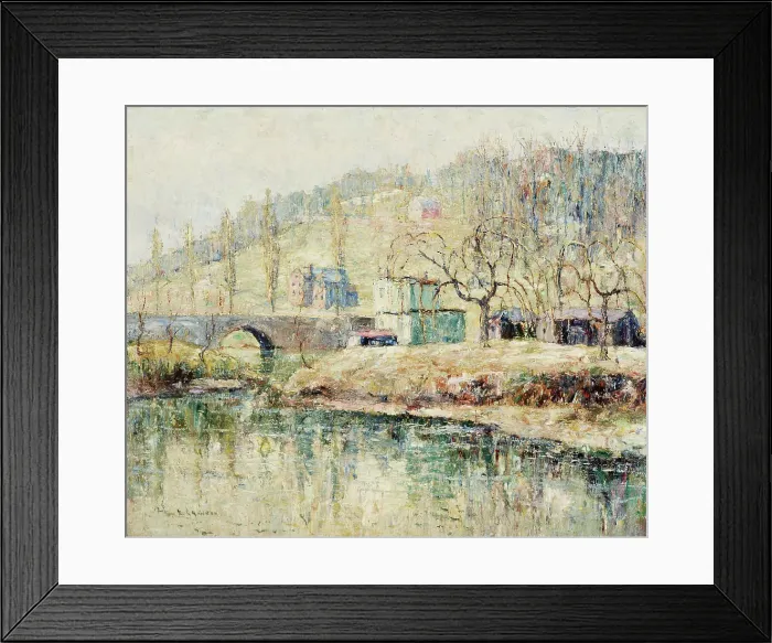 Framed Print : April, about 1915. Creator: Ernest Lawson Framed Print : April, about 1915. Creator: Ernest Lawson