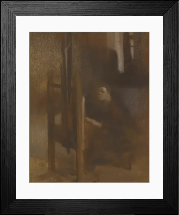 Framed Print : Artist at His Easel (L'Artiste a son Chevalet), about 1906. Creator: Eugene Carriere. Artist at His Easel (L'Artiste a son Chevalet), about 1906. Creator: Eugene Carriere Framed Print : Artist at His Easel (L'Artiste a son Chevalet), about 1906. Creator: Eugene Carriere. Artist at His Easel (L'Artiste a son Chevalet), about 1906. Creator: Eugene Carriere