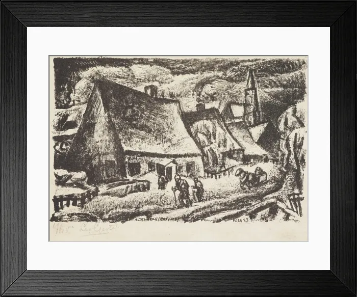 Framed Print : Altenberg (Ertsgebergte), 1923. Creator: Leo Gestel Framed Print : Altenberg (Ertsgebergte), 1923. Creator: Leo Gestel