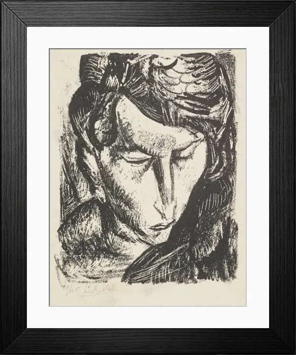Framed Print : Head, 1923. Creator: Leo Gestel Framed Print : Head, 1923. Creator: Leo Gestel