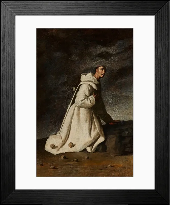 Framed Print : Fray Tomas Vives, about 1636. Creator: Francisco de Zurbaran