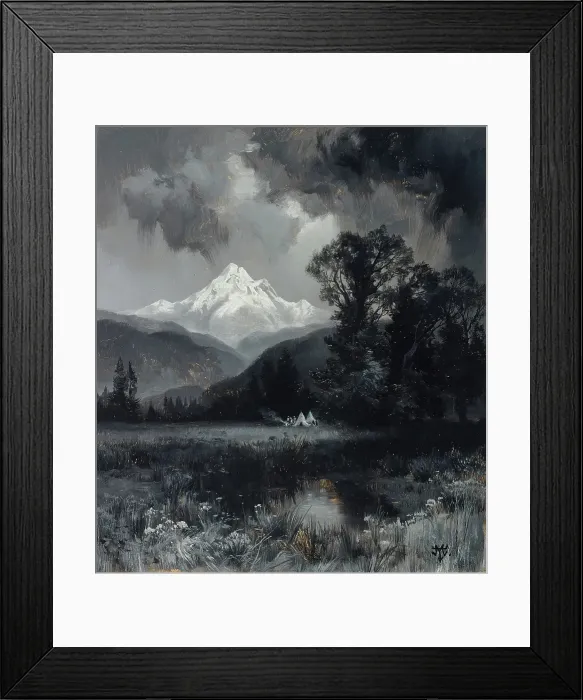 Framed Print : Mount Grohman, date unknown. Creator: Thomas Moran Framed Print : Mount Grohman, date unknown. Creator: Thomas Moran
