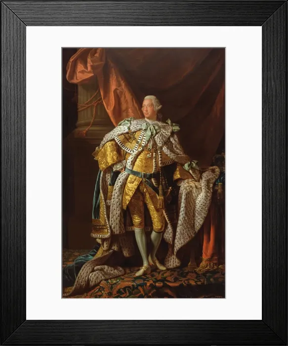 Framed Print : King George III, probably 1762-1766. Creator: Allan Ramsay Framed Print : King George III, probably 1762-1766. Creator: Allan Ramsay