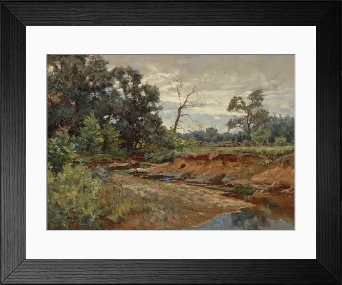 Framed Print : Indiana Woodland (In the Meadow), date unknown. Creator: Charles Conner Framed Print : Indiana Woodland (In the Meadow), date unknown. Creator: Charles Conner