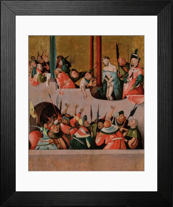 Framed Print : Ecce Homo, after 1504. Creator: Workshop of Hieronymus Bosch Framed Print : Ecce Homo, after 1504. Creator: Workshop of Hieronymus Bosch