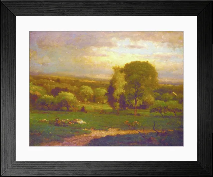 Framed Print : Saco Valley, about 1825-1894. Creator: George Inness Framed Print : Saco Valley, about 1825-1894. Creator: George Inness