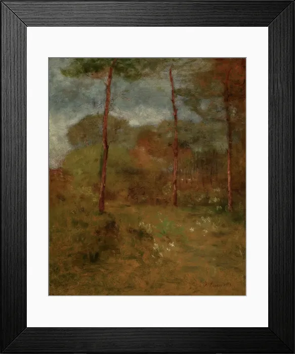Framed Print : Orange Road, Tarpon Springs, about 1893. Creator: George Inness Framed Print : Orange Road, Tarpon Springs, about 1893. Creator: George Inness