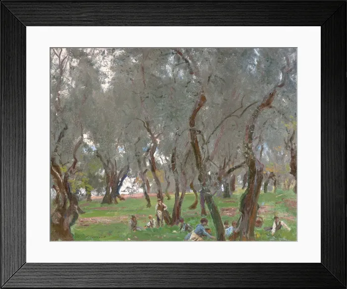 Framed Print : The Olive Grove, about 1910. Creator: John Singer Sargent Framed Print : The Olive Grove, about 1910. Creator: John Singer Sargent
